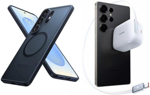 Fast Charging with Low-TEM Protection USB-C 67W Retractable Charger and case â€?Buy Together to Save 15%