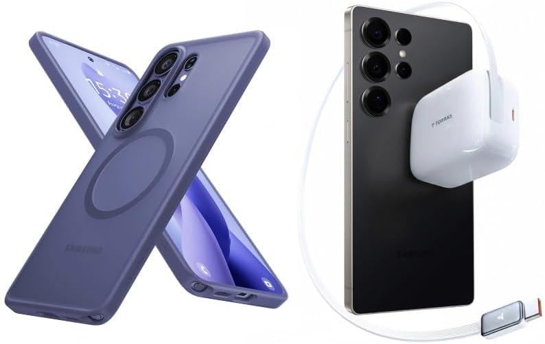 Fast Charging with Low-TEM Protection USB-C 67W Retractable Charger and case â€?Buy Together to Save 15%