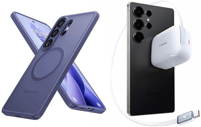 Fast Charging with Low-TEM Protection USB-C 67W Retractable Charger and case â€?Buy Together to Save 15%