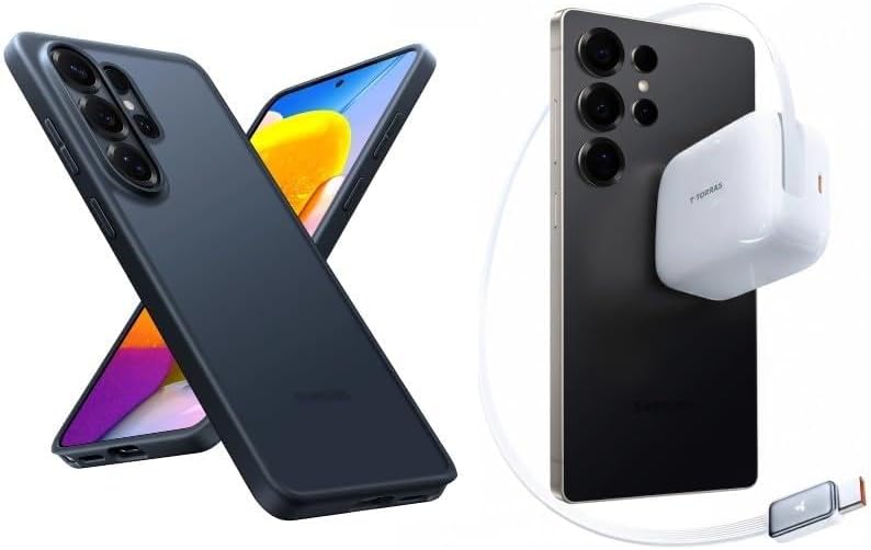 Fast Charging with Low-TEM Protection USB-C 67W Retractable Charger and case â€?Buy Together to Save 15%