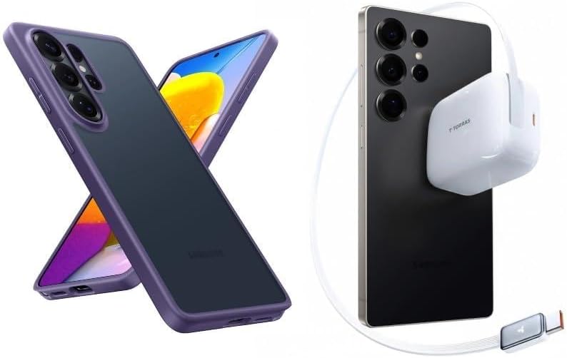 Fast Charging with Low-TEM Protection USB-C 67W Retractable Charger and case â€?Buy Together to Save 15%