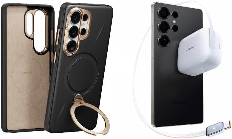 Fast Charging with Low-TEM Protection USB-C 67W Retractable Charger and case â€?Buy Together to Save 15%