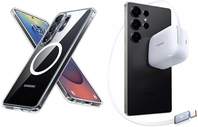Fast Charging with Low-TEM Protection USB-C 67W Retractable Charger and case â€?Buy Together to Save 15%