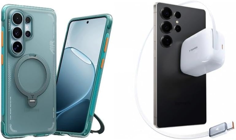Fast Charging with Low-TEM Protection USB-C 67W Retractable Charger and case â€?Buy Together to Save 15%