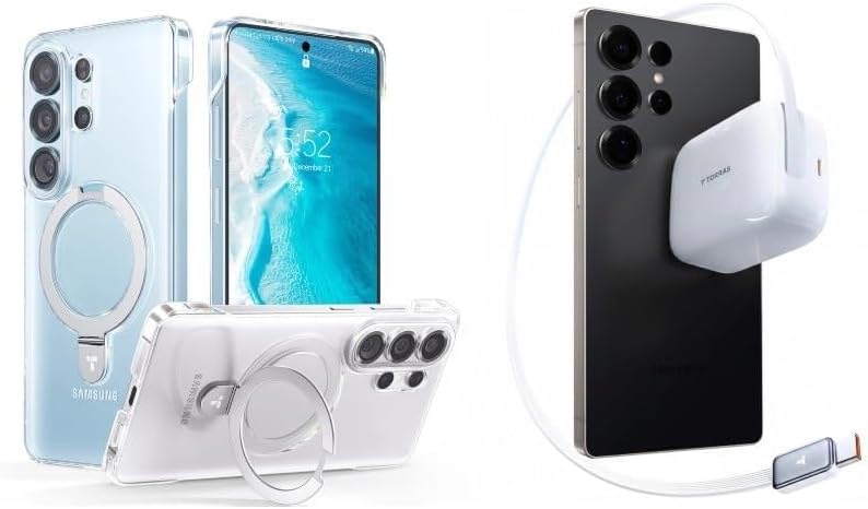 Fast Charging with Low-TEM Protection USB-C 67W Retractable Charger and case â€?Buy Together to Save 15%
